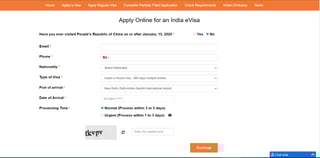 apply online for an India evisa