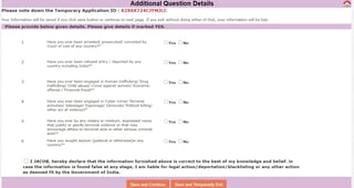 Entry Question Details