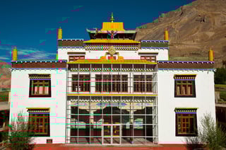 Ancient Monastery At Pin Valley In Spiti In The Trans Himalayan Range