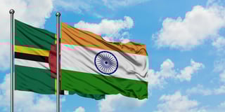 Dominica and India Flags