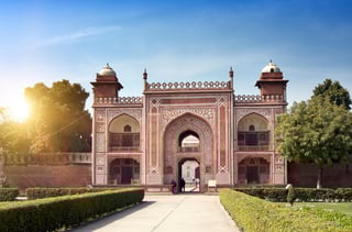 Gate to itmad ud daulah s tomb baby taj century agra uttar pradesh india