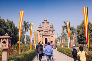 Mulagandha kuti vihara sarnath ancient ruins sarnath varanasi uttar pradesh india