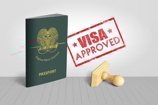 papua-new-guinea-passport-with-visa-approved-wooden-stamp-for-travel