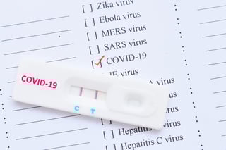 Positive test result by using rapid card test