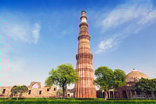 Qutub Minar Tower in New Delhi, India