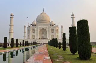 Taj mahal agra india asia