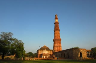 The Qutab Minar in New Delhi, India