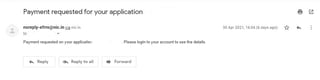 Payment requested from FRRO