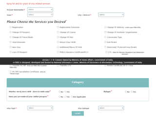 servizi di estensione e categoria