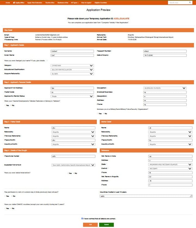 Application Preview