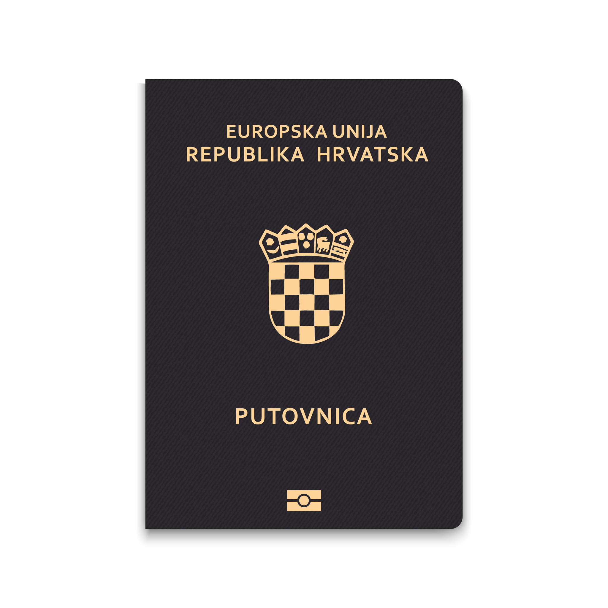 Umschlag des kroatischen Reisepasses Vektorillustration