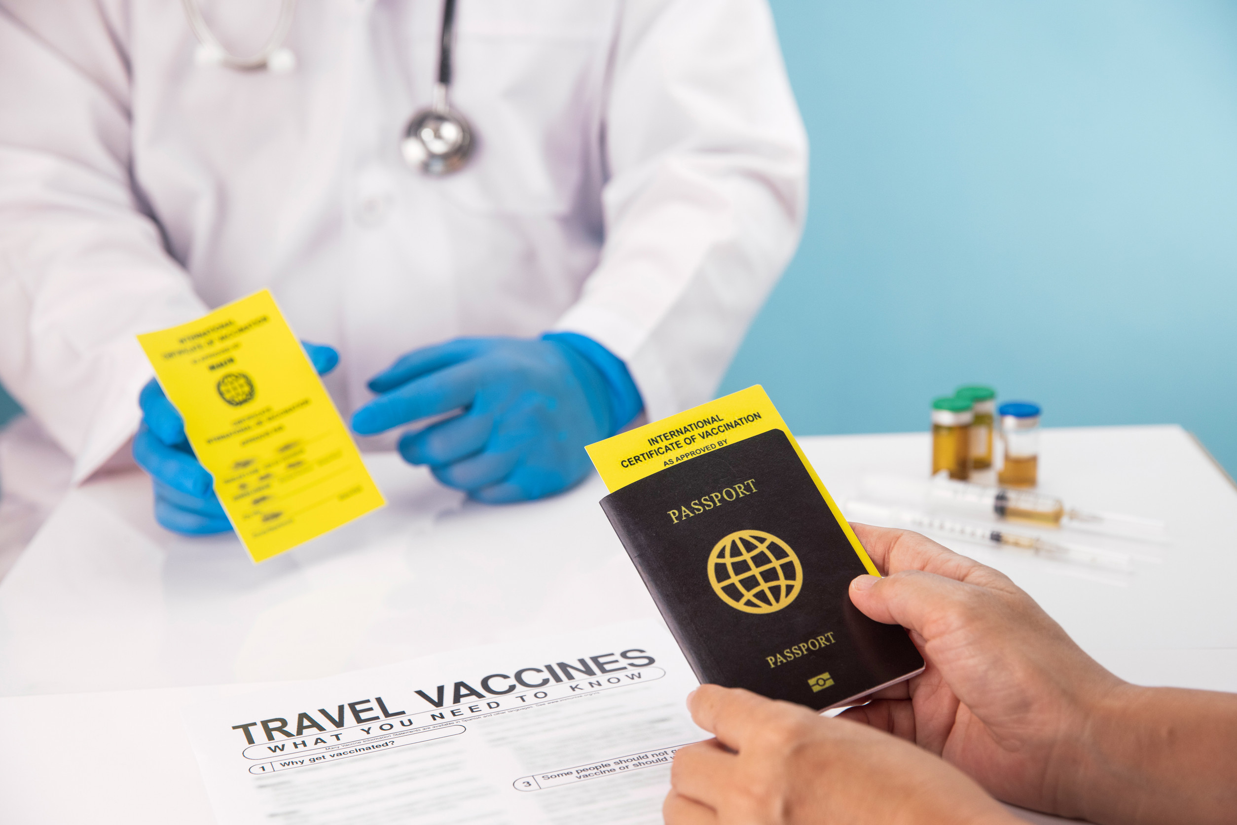 Internationaler Impfnachweis vor der Reise erhalten