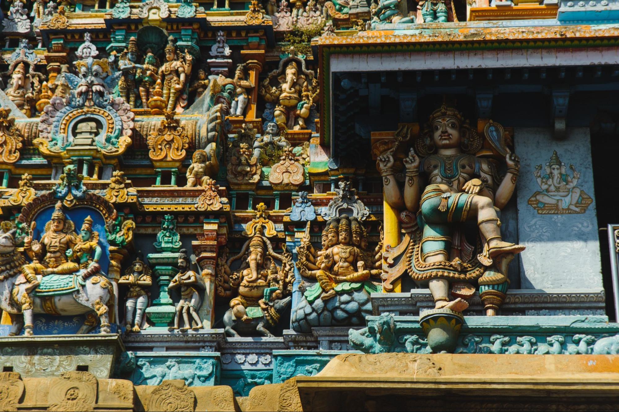 Meenakshi-Tempel in Madurai, Indien